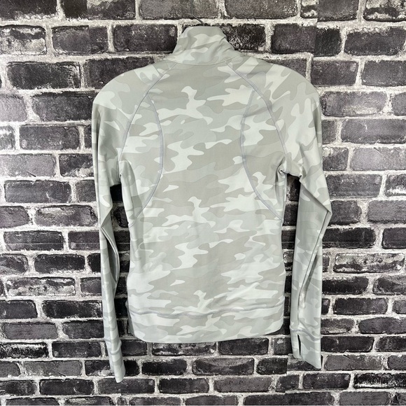Lole Womens Gray Camo Essential Up Full-Zip Cardigan Jacket - size XS - Picture 2 of 9